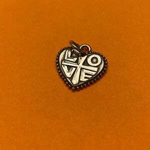 James Avery Retired Love heart Charm